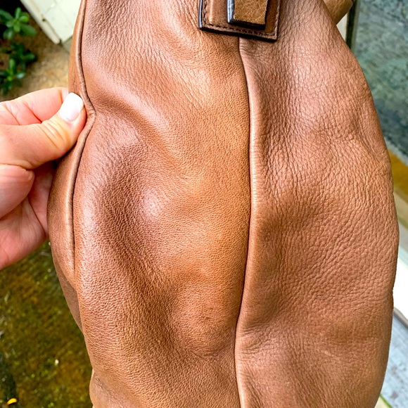 PRADA Cervo Shine Hobo in Brown (Teak) - Large - Picture 8 of 12